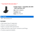 thumbnail image 2 of Air Mass Sensor - Compatible with 2005 - 2009 Land Rover LR3 2006 2007 2008, 2 of 2