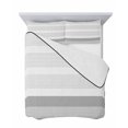 thumbnail image 7 of Grey Stripe Twin Size Down Alternative Comforter, Lightweight Comforter Quilt Bedding Set with Pillow Shams Modern Abstract Monochrome Geometric All Seasons Bed Comforter Duvet Insert 68"x86", 7 of 7