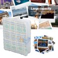 thumbnail image 3 of Photo Card Binder, 160 Pockets Large Capacity Instant Camera Photo Album with Cloth Cover for 3 Inch Photo Black,White,Purple,Roseate,Blue, 3 of 7