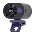 thumbnail image 2 of Ventilador portátil con clip, carga USB, rotación de 360 degree, ventilador de escritorio para refrigeración personal. Negro, 2 of 9
