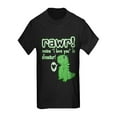 thumbnail image 1 of CafePress - Cute! RAWR Means Love Kids Dark T Shirt - Kids Dark T-Shirt, 1 of 1