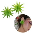 thumbnail image 2 of FENOHREFE Elegant Aloe Earrings Versatile Resin Ear Studs Jewelry Ear Decoration for Plant Lovers and Trendsetters, 2 of 7