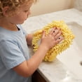 thumbnail image 4 of Unique Bargains Cute Owl Chenille Hanging Hand Towels Yellow 11" x 9", 4 of 7