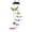 A, variant on Solar Wind Chime,Outdoor LED Hanging Light,Colorful Gradient Decoration for Courtyard Patio,Yard Landscape,Exterior Festival Decor