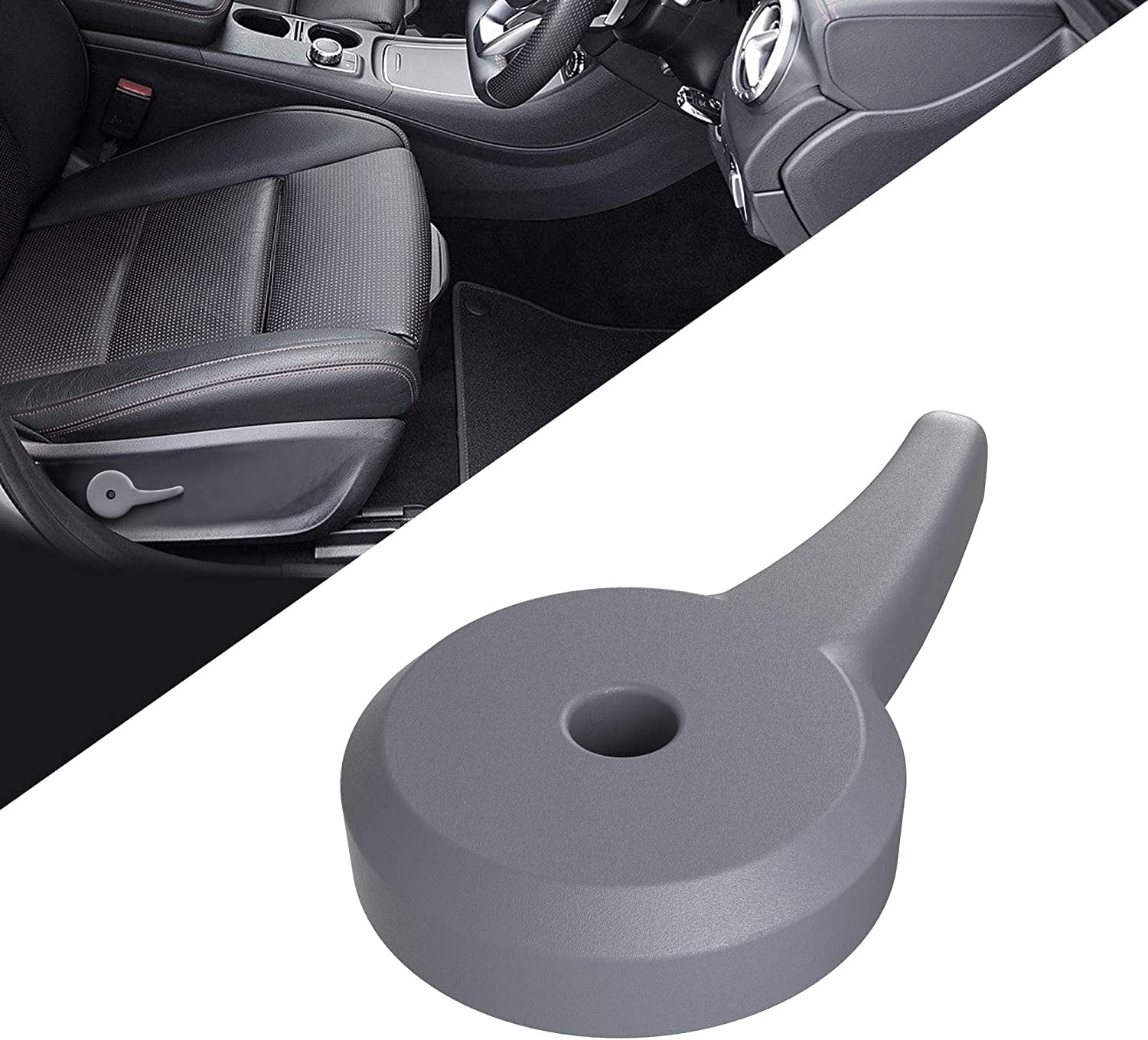 Gray VOFONO Seat Recliner Handle Drivers Side Fit for Chevrolet Silverado 2003-2006/ GMC Sierra w/Split Bench Drivers Side Shale Lever 88977075 Single Front Seat Recliner Adjuster handle 