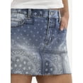 thumbnail image 4 of No Boundaries Denim Mini Skirt, Women's, 4 of 5