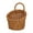 C, variant on Snmubt Mini Boho Rattan Basket Cube, 14x14x11cm, Imitation Wicker Wall Hanging Organizer, Small Countertop Decor for Kitchen Bathroom, Brown