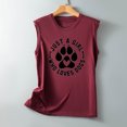 thumbnail image 4 of Camiseta Sin Mangas Para Mujer Sin Mangas Cami Tops Moda Casual Impreso Señoras Cuello Redondo Chaleco Camiseta Odeerbi ODB157695, 4 of 5