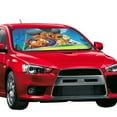 thumbnail image 2 of Windshield Sunshades Scooby Doo Car Windshield Sun Shade Automotive Interior Sun Protection Uv Protection Sun Visors Shade Blocker Accessories, 2 of 8