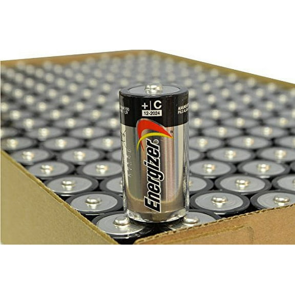 ENERGIZER E93 Max ALKALINE C BATTERY Made in USA Exp. 8-2032 or later - 176 Count (Whole Case)