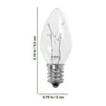thumbnail image 2 of 10pcs Home Replacement Bulbs C7 Bulbs E12 Bulbs For Electric Window Candle Lamps-, 2 of 3