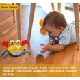 thumbnail image 4 of Juguete de cangrejo para gatear, juguetes para niños de 1 año, juguete interactivo para caminar con música y luces, regalo de Navidad, cumpleaños, Pascua para niños pequeños y niñas BANYUO  Electrónica, 4 of 5