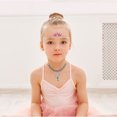 thumbnail image 3 of 12 Sheets Kids Temporary Tattoo Cartoon Cute Mermaid Tattoo Sticker Body Sticker, 3 of 8