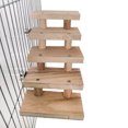 thumbnail image 2 of Juguete para hámster, trampolín para loros, escalera de madera para trepar, juguete para mascotas., 2 of 5