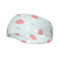 thumbnail image 2 of Uemuo Strawberry Printed Sports Headbands for Men Women,Moisture Wicking Workout Headband, Sweatband Headbands,Non-slip Workout Gym Yoga Headband, 2 of 9
