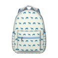 thumbnail image 1 of Horse Foal Pony Wild Horse Farm Student School Backpack Floral Unicorn Retro Rural Cute Rainbow Print Pattern Book Bag, 1 of 5