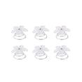 thumbnail image 1 of 10 pinzas para el pelo de resina en espiral, pasadores de flores, accesorios para el cabello, suministros de boda para mujeres, niñas y novias, color blanco, 1 of 7