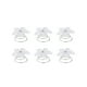 thumbnail image 1 of 10 pinzas para el pelo de resina en espiral, pasadores de flores, accesorios para el cabello, suministros de boda para mujeres, niñas y novias, color blanco, 1 of 7