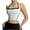 White, variant on AherBiu Workout Tank Tops for Women Spaghetti Strap Low Cut Cropped Top Athletic Yoga Shirts Camisole