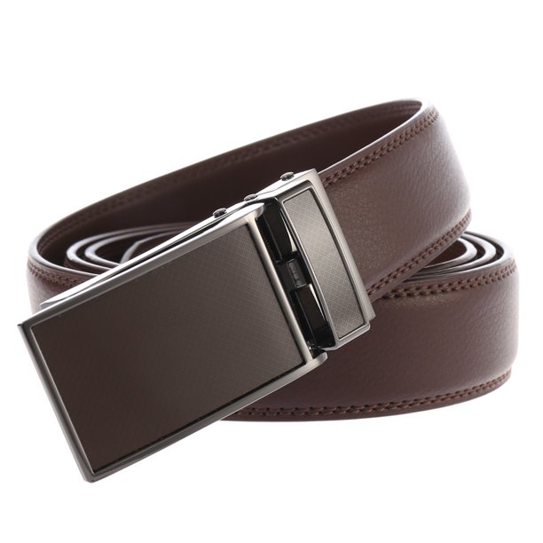 Minnieouse Cinturón de traje Formal de diseño Simple para hombres al azar, cinturón ajustable portátil para adultos con hebilla automática, accesorios Ropa, zapatos y accesorios Miscelánea Café Minnieouse AP012835-03