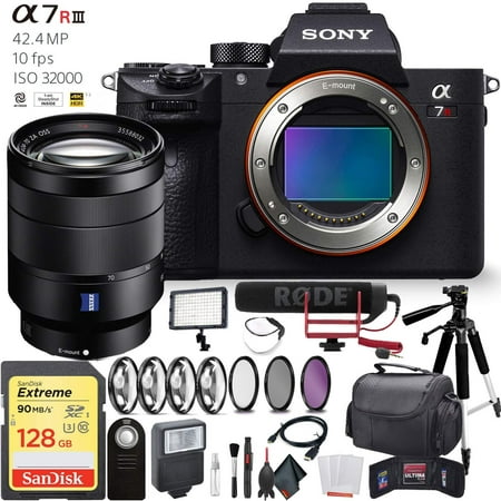 Sony Alpha a7R III Mirrorless Digital Camera Sony 24-70mm Lens Pro Combo