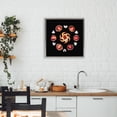 thumbnail image 3 of Stupell Industries Modern Seashells & Tulips Symmetry Gray Floating Frame Canvas Art, 18 x 18, by Beth Adoette, 3 of 8