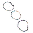 thumbnail image 1 of Juego De Tobilleras Magnéticas De Hematita, Pulsera De Tobillo Adelgazante, Antihinchazón, 3 Piezas, Equilibrio, Ansiedad, Promueve La Digestión, Alivio Del Dolor Para Hombres Y ANGGREK Otros, 1 of 8