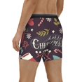 thumbnail image 3 of Rocae Merry Christmas for Stretch Moisture-Wicking Underwear,Men's Underwear Boxer Briefs Small, 3 of 9