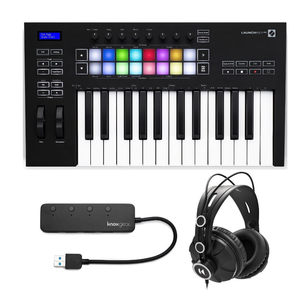 Novation Launchkey MK3 25-Key USB MIDI Keyboard Controller with Studio ...