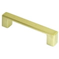 thumbnail image 2 of Contemporary 4.5-inch Nepoli Champagne Gold Finish Square Cabinet Bar Pull Handle (Case of 5) - Champagne Gold, 2 of 5