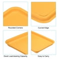 thumbnail image 3 of Uxcell 12x9" Fast Food Tray, 2 Pack Plastic Reusable Multi-Purpose Rectangle Serving Tray Yellow, 3 of 5