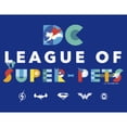 thumbnail image 2 of Junior's DC League of Super-Pets Colorful Title Graphic Tee Royal Blue Medium, 2 of 3