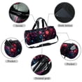 thumbnail image 2 of Hearts Battle Large Capacity Sports Bag with Interior Zipper Pocket - Swim Bag, Shoe Bag, and Travel Tote for on-the-Go Adventures, 2 of 6