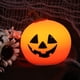 thumbnail image 5 of Halloween LED Patting Sense Light Silicona Lámpara de calabaza Recargable Luz de noche decorativa Patrón B, 5 of 5
