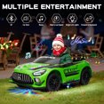thumbnail image 6 of MUKIDY 12V Licensed Mercedes-Benz AMG GT3 Electric Ride on Car Toy for Toddler Kid w/ Remote Control, LED Lights, MP3 Player, Green, 6 of 7