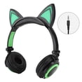 thumbnail image 4 of Auriculares para computadora, Auriculares con música LED con Oreja de Gato para niños, Auriculares para niños, Uso Conveniente, 4 of 8