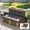 Dark Gray, variant on Outsunny 2 Seater Pallet Cushions Outdoor 3.9 in. Thick Replacement Cushions with Tufted Design for Garden, Patio, Light Gray and Dark Gray