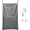 Grey-1pack, variant on XL Hanging Laundry Hamper Bag Black Door Hanging Hamper with Large Openging Door Laundry Basket