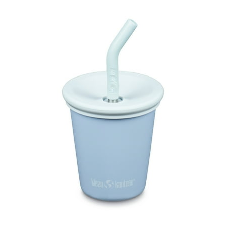 10oz Kid's Cup with Straw Lid - Clear Sky