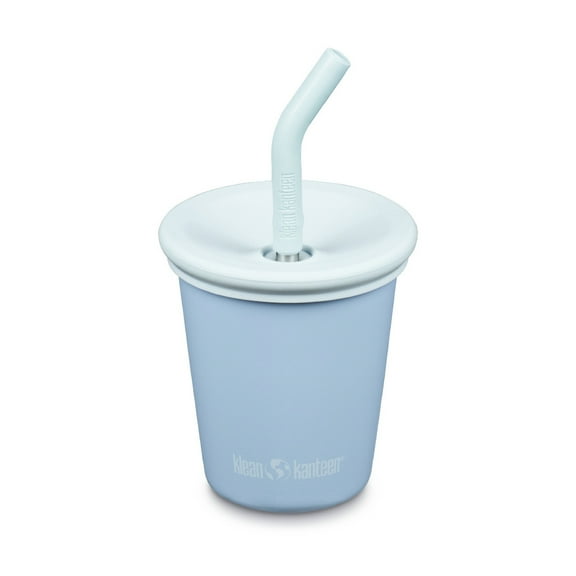 10oz Kid's Cup with Straw Lid - Clear Sky
