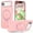 Pink, variant on Dteck Case for iPhone 17 Air,Magnetic Invisible Stand Compatible with MagSafe Military Grade Drop Protection Slim TPU+PC Frosted Translucent Back Shockproof Protective Cover,Winered