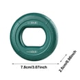thumbnail image 2 of Silicone Hand Grip Ring With Textured Surface Forearm And Finger Strength Trainer For Workout Exercise Green-7.85X2.5Cm, 2 of 6