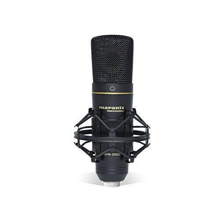 - Marantz Professional MPM-2000U | Studio Condenser USB Microphone with Shock Mount, USB Cable & Carry Case (USB Out)