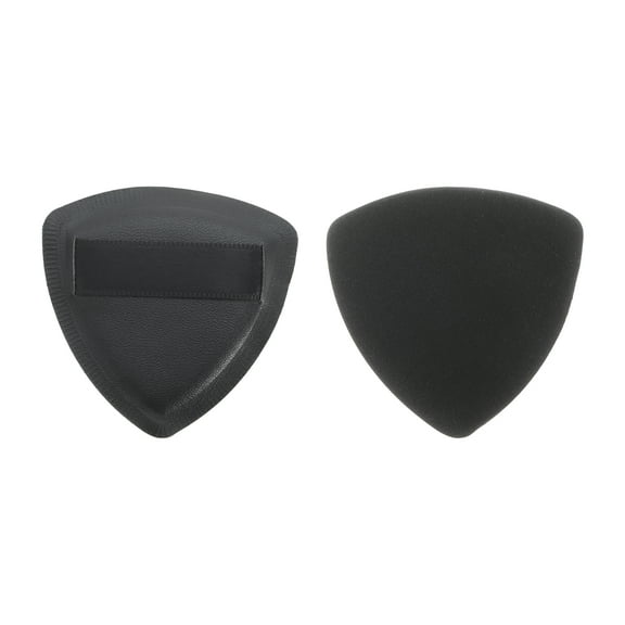 Unique Bargains 1 Pc Portable Powder Puff for Travel Dressing Tables 2.36"x2.36" Black Hydrophilic Polyurethane
