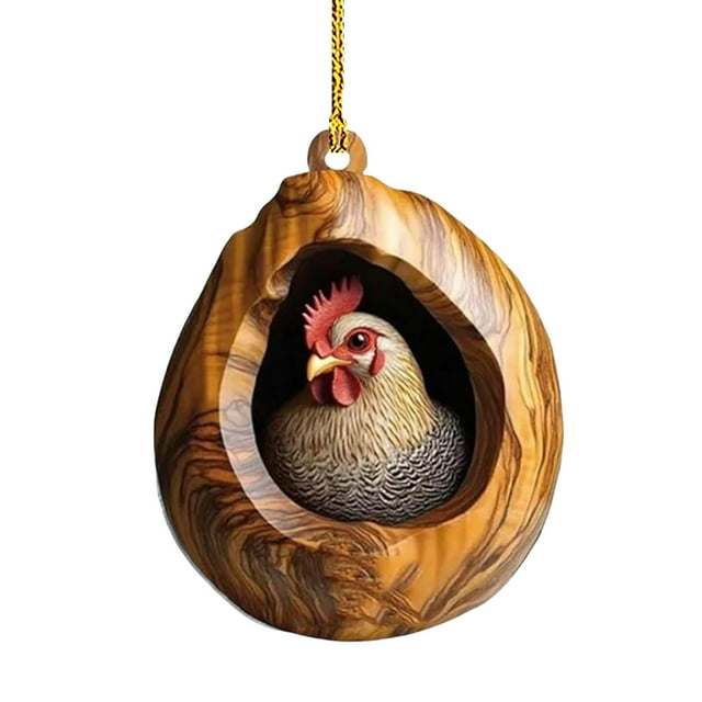 Animal Christmas Ornament Christmas Tree Animal Pattern 2D Acrylic Ornament Animal Decoration Seasonal For Christmas Tree Ceiling Christmas Keepsake Chandelier Hanging Garland Christmas Garland