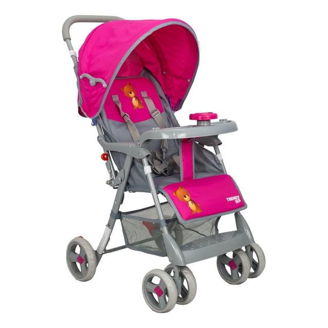 Carriola Trendy Kids Happy Reclinable Ligera Rosa