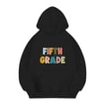 thumbnail image 2 of Mercatoo Fifth Grade Kids Ho𝐨die Pullover Tops Loose Oversized 𝐏reppy School Sweatshirts Kids First Day of School Clothes, 2 of 5