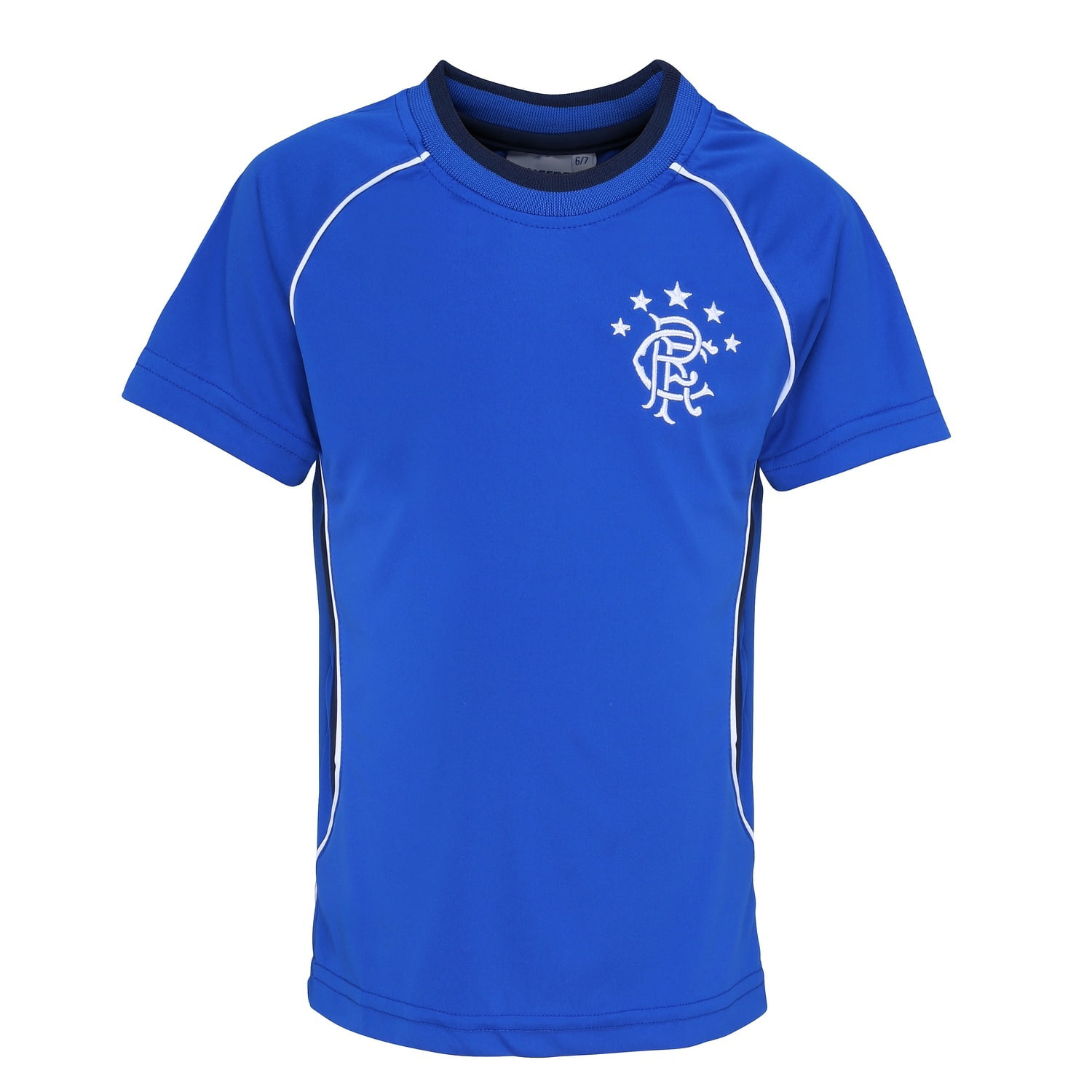 Glasgow Rangers Crest T-Shirt Juniors Football Soccer Fan Top Tee Shirt 