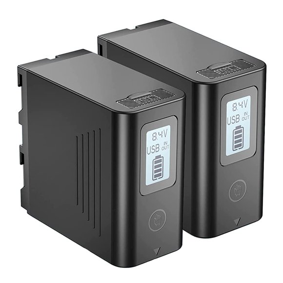 Batería de repuesto JYJZPB NP-F970 para Sony Handycams, paquete de 2