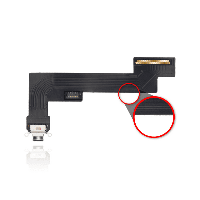 Câble Flexible de Port de Charge de Remplacement Compatible pour iPad Air 4 / 5 (WiFi Version) (Premium) (Noir)